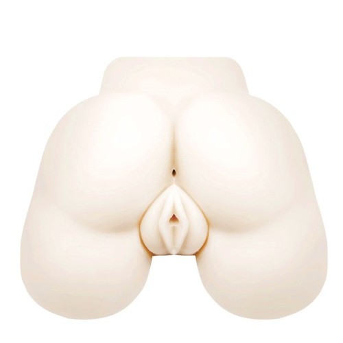 LyBaile Pussy & Anal, Double Tunnels, Vibrat. Eggs - Мастурбатор з вібрацією, 19 см (тілесний) - купити в Україні | Секс шоп SEX-SHOP.ua