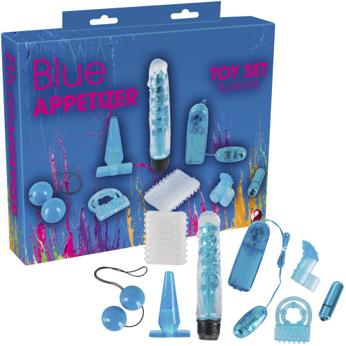 Blue Appetizer - Набір із 8 іграшок (синій)
