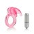 CalExotics Triple Clit Flicker - віброкільце, 7х3.5 см (рожевий) - купити в Україні | Секс шоп SEX-SHOP.ua