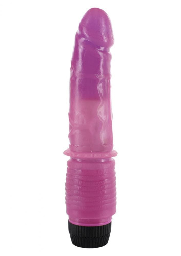 Seven Creations Jelly Purple - Вибратор гелевый, 18x3,5 см - sex-shop.ua