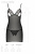 Passion - Lovelia Chemise - Сорочка с вырезами, S/M (чёрная)