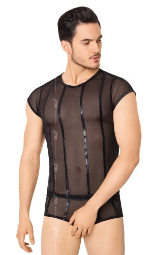 SoftLine Shirt and Shorts 4608 - Футболка и трусы мужские, M/L (чёрные)