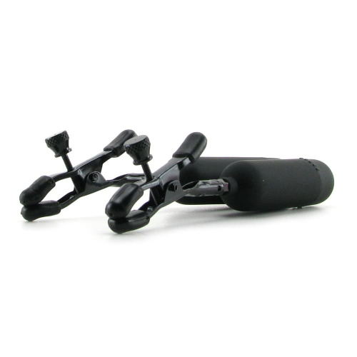 Fetish Fantasy Cordless - Виброзажимы на соски 8,5х2 см  (черный)