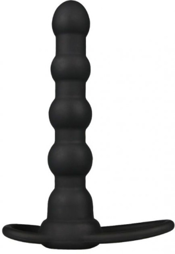 LoveToy Vibrating Rock Balled Double Prober - Насадка для подвійного проникнення, 16х3 см - купити в Україні | Секс шоп SEX-SHOP.ua