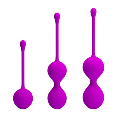 Вагинальные шарики Pretty Love Kegel Balls Set, 3 шт