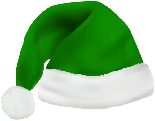 Шапка эльфа Elf Hat Green