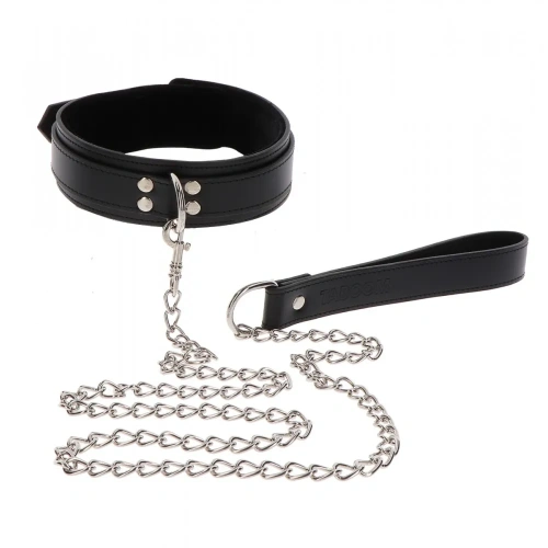 Taboom - Elegant Collar and Chain Leash - Нашийник на повідку - купити в Україні | Секс шоп SEX-SHOP.ua