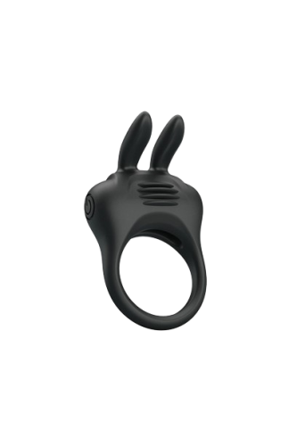 Pretty Love Davion Penis Ring Black - Эрекционное виброкольцо, 7,4 см (черный) - sex-shop.ua