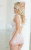 SoftLine Ana - ажурная комбинация и стринги, M/L (белый)
