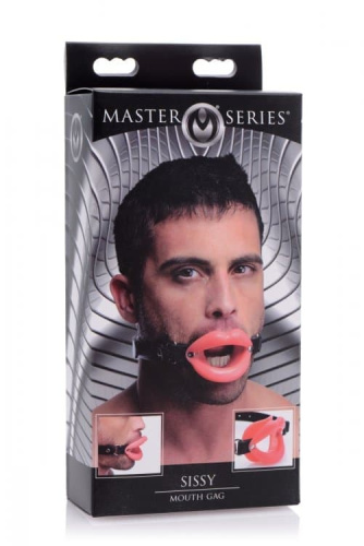 Master Series Sissy Mouth Gag - Розширювач рота у формі пишних губ