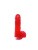 Чистый Кайф Red size S - Крафтовое мыло-член с присоской, 12х2,6 см (красный) - sex-shop.ua
