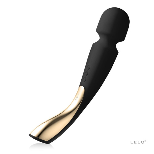 LELO Smart Wand 2 Medium - вибромассажер для всего тела, 21х4.5 см (чёрный) - sex-shop.ua