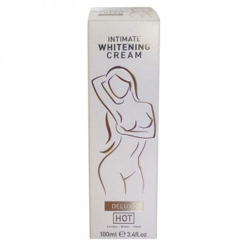 Hot Intimate Whitening Cream Deluxe - Крем для отбеливания кожи, 100 мл - sex-shop.ua