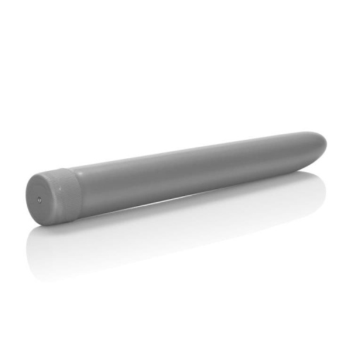California Exotic Novelties Massager Platinum - Большой пластиковый вибратор XXL, 25х4 см (серебристый)