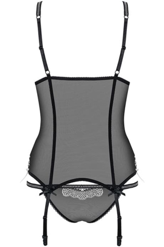 Комплект Obsessive 840-COR-1 corset  (S/M)