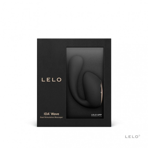 Lelo Ida Wave - Вибратор с двойной стимуляцией (чёрный) - sex-shop.ua