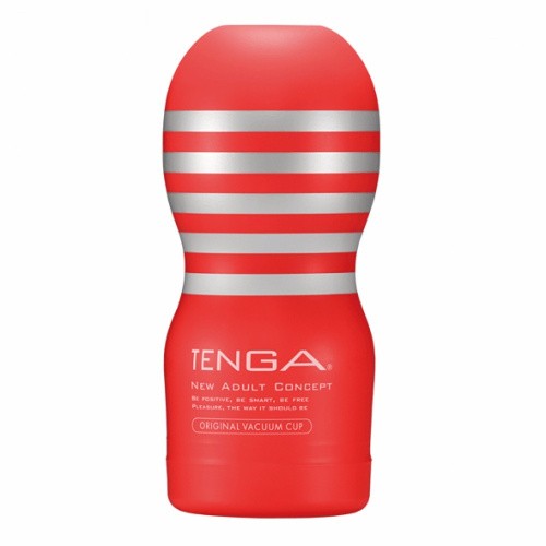 Tenga - Deep Throat Original Vacuum Cup NEW - мастурбатор, 15х6 см - sex-shop.ua