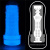 LoveToy Lumino Play Masturbator Crystal Pocketed - мастурбатор, светящийся в темноте, 20.5х8 см (прозрачный)