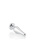 TOYFA Metal Silver anal plug - серебристая анальная пробка с кристаллом, 9х4 см (прозрачный)