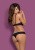 Obsessive Miamor set - еротичний комплект з відкритими грудьми, L/XL (чорний) - купити в Україні | Секс шоп SEX-SHOP.ua