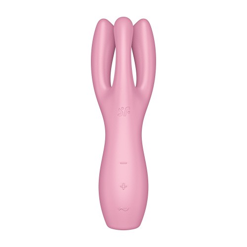 Satisfyer Threesome 3 - Вібратор для клітора (рожевий) - купити в Україні | Секс шоп SEX-SHOP.ua