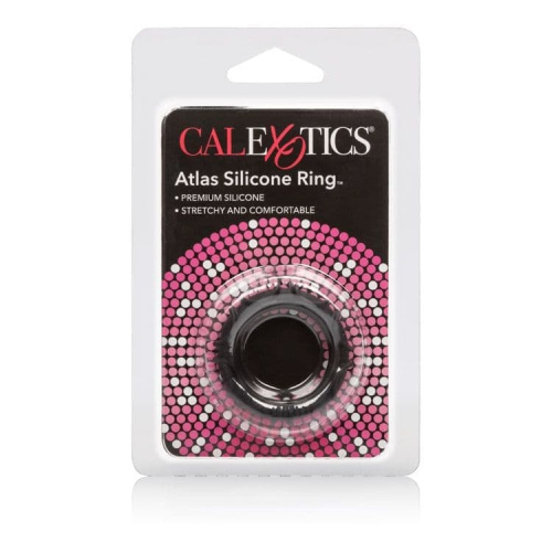 CalExotics Atlas Silicone Ring - ерекційне кільце, 3,2 см (чорний)