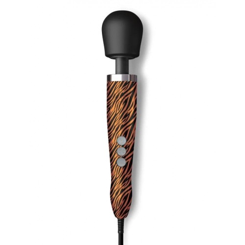 DOXY Die Cast Tiger - очень мощный вибратор-микрофон в алюминиево-титановом корпусе, 34х6 см (тигровый) - sex-shop.ua