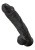 King Cock 14Inch With Balls - Реалистичный фаллос, (черный) , 37,5х6см