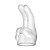 LyBaile - Power Head Double Finger Wang Massager Head Transparent - Насадка для вибромассажера, 11.8х3.8 см - sex-shop.ua