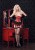 Leg Avenue LEG81261Mred/black - Невероятный полосатый корсет M, (красный)