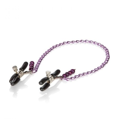 CalExotics Purple Chain Nipple Clamps затискачі для сосків