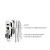 LyBaile Alice Insects Vibrator 7-function vibrations 6-function rotations Silver - Футуристический вибратор-кролик, 26.5х3.8 см