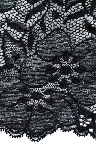 Anais Felicity - Кружевные шортики с контрастной шнуровкой, XXL (чёрный) - sex-shop.ua