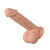 Beautiful Encounter Bahamut Dildo Flesh - Релистичный фаллоимитатор на присоске, 15,5 см (телесный)