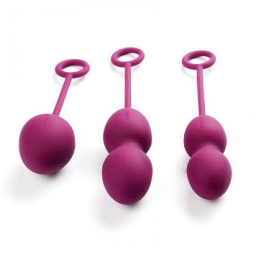 Svakom-Nova Kegel Вагінальні кульки зі зміщеним центром ваги, 3 шт (фіолетовий)