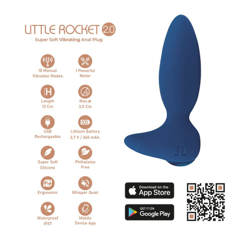 Анальна пробка Adrien Lastic Little Rocket 2.0