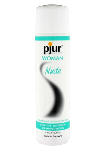 Pjur Woman Nude-лубрикант на водній основі для чутливої шкіри, 100 мл