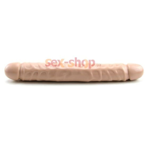 Фалоімітатор подвійний Veined Header, 30Х4 см - купити в Україні | Секс шоп SEX-SHOP.ua