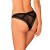 Obsessive Estiqua panties - Трусики эротические, M/L (чёрный)