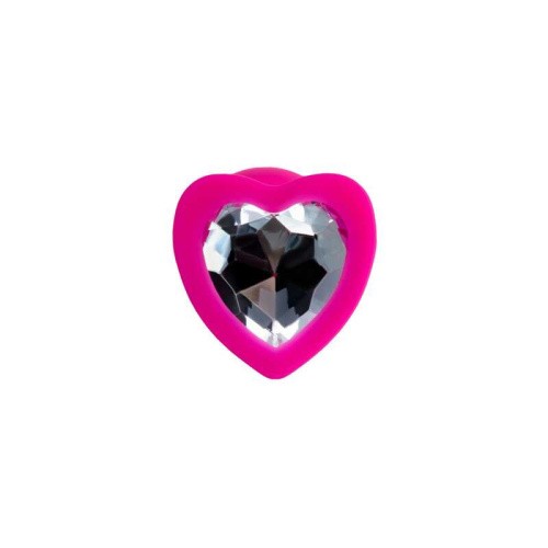 Toyfa ToDo By Diamond Heart  - Анальная пробка с камнем, 7х2 см (розовая)