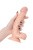 Toyfa Realstick Nude  - Реалистичный вибратор с выносным пультом на проводе, 20х4.5 см