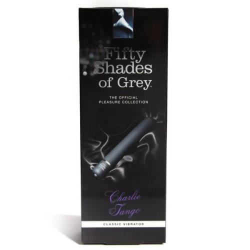 Fifty Shades of Grey - Классический вибратор Чарли-Танго 18.4х3 (черный) - sex-shop.ua