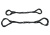 Бондаж с наручниками Fetish Fantasy Series Rope Cuff and Tether Set