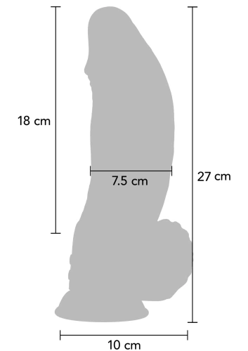 Вибратор Hidden Desire Demon Monster Dildo, 27 см