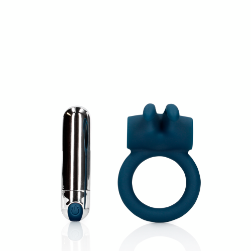 Эрекционное кольцо с вибрацией Loveline Vibrating Rabbit Cock Ring