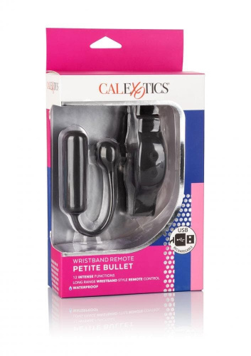 CalExotics Wristband Remote Petite Bullet вибропуля с браслетом, 7х2 см