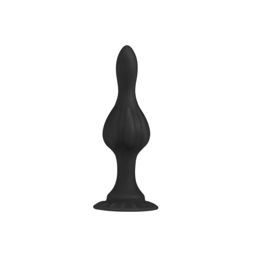 Alive Bob - анальная пробка, размер S, 10.8х3.1 см (чёрный) - sex-shop.ua