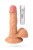 Toyfa Realstick Nude реалистичный вибратор с выносным пультом на проводе, 14х3.5 см