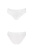 Passion PS001 Panties - Трусики с широкой резинкой и кружевом (белые, размер S)