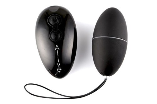Alive Magic Egg 2.0 виброяйцо с беспроводным пультом управления, 7.5х3.5 см (черный) - sex-shop.ua
